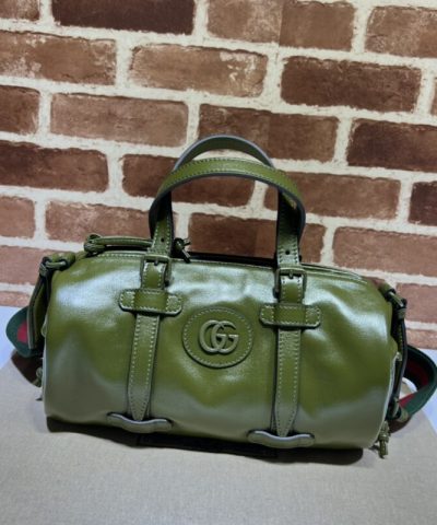Réplica da bolsa de viagem Gucci verde