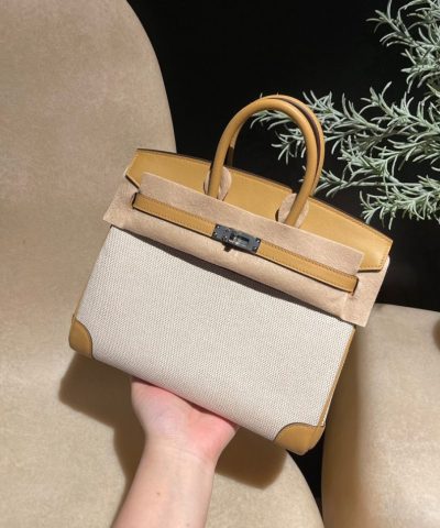 Replica Hermès Birkin Swift Marsala Marrone Argento