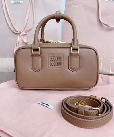 Réplique Miu Miu Arcadie Small Full Brown