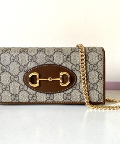 Replik Gucci Horsbet Kettenkupplung Braun