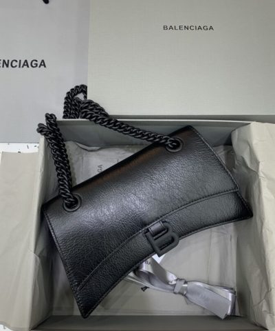 Replica Balenciaga Crush Small Full Black 2.0