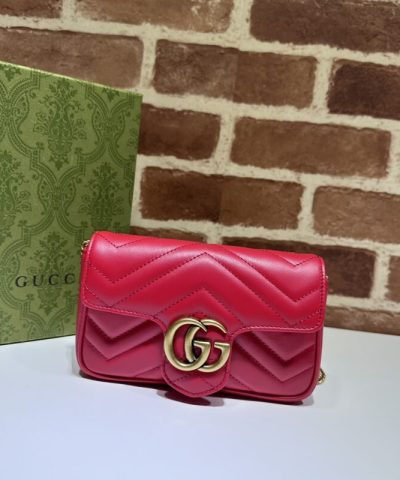 Ρεπλίκα Gucci Matelassé Mini Red