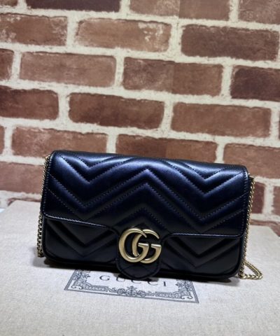 Replica Gucci Matelassé Mini Black