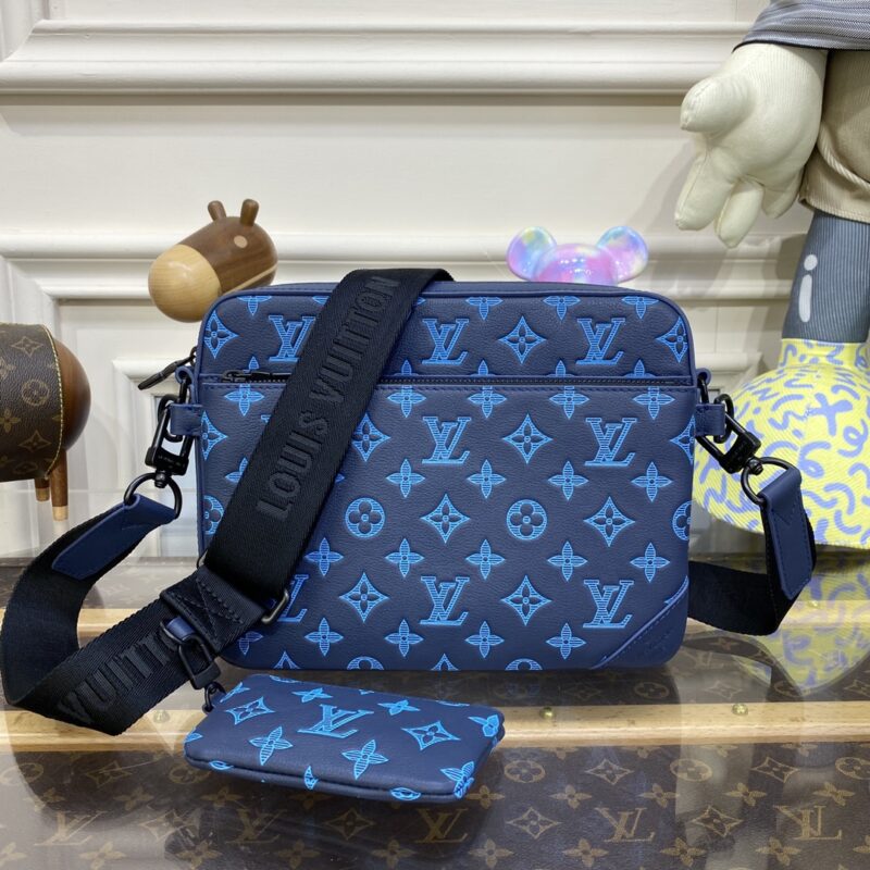 Replik Louis Vuitton Trio Messenger Blau