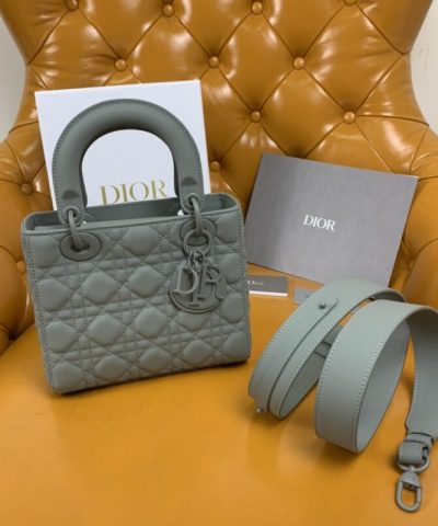 Replika Lady Dior Matte Grey Abc