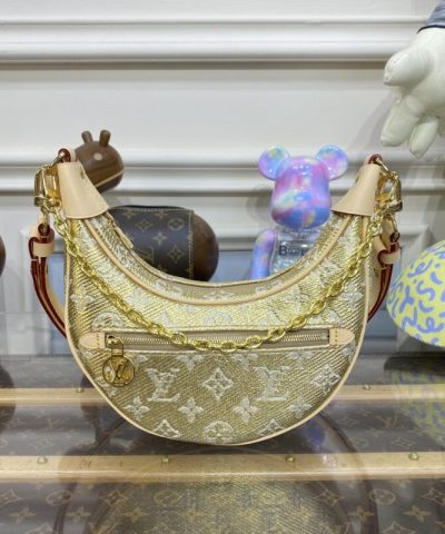 Réplica Louis Vuitton Loop Canvas Dourada