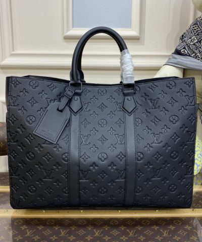Replica Louis Vuitton Sac Plat 24H Large Black