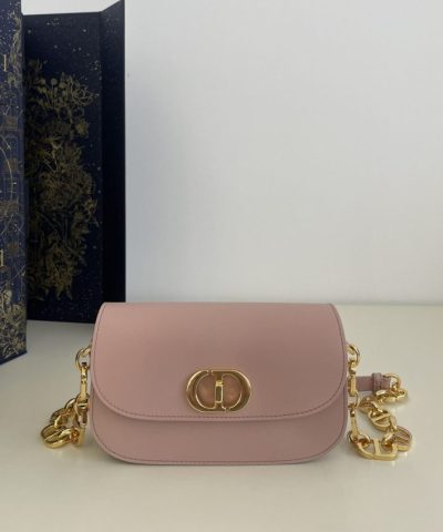 Réplica da bolsa Dior 30 Montaigne Avenue rosa