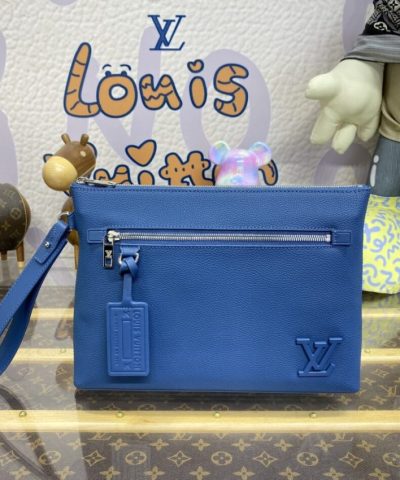 Louis Vuitton Takeoff Pouch Blue