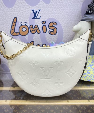 Réplica Louis Vuitton Loop Hobo Blanco