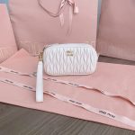 Αντίγραφο Miu Miu Clutch Λευκό