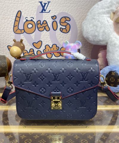 Replica Louis Vuitton Pochette Metis Dark Blue