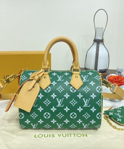 Ρεπλίκα Louis Vuitton Speedy P9 Bandouliere 25 Green