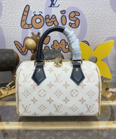 Replica Louis Vuitton Speedy Bandouliere Beige