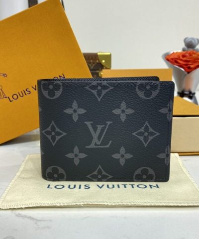 Louis Vuitton Mehrfach-Geldbörse Schwarz