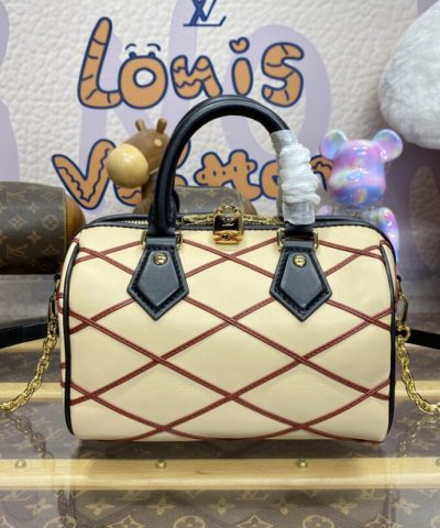 Replika Louis Vuitton Speedy Bandouliere 20 béžová