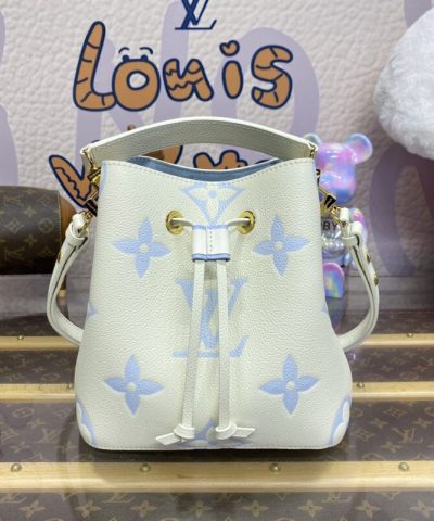 Réplica Louis Vuitton Neonoe BB Blanco Azul Cielo