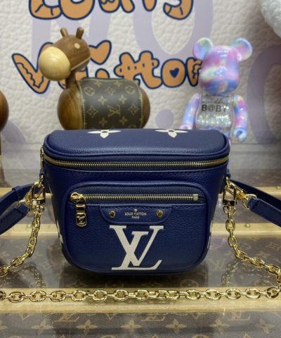 Αντίγραφο Louis Vuitton Bubbag Mini Blue