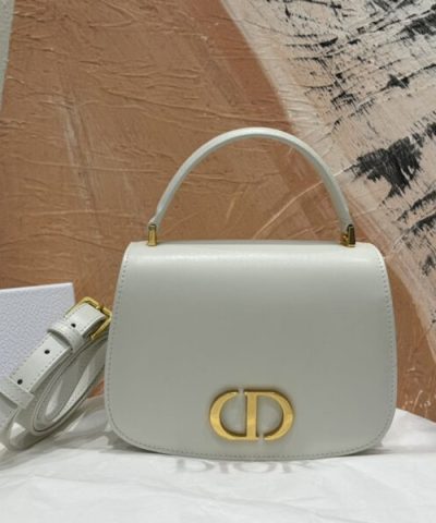 Replica Dior 30 Montaigne Avenue Top Handle White