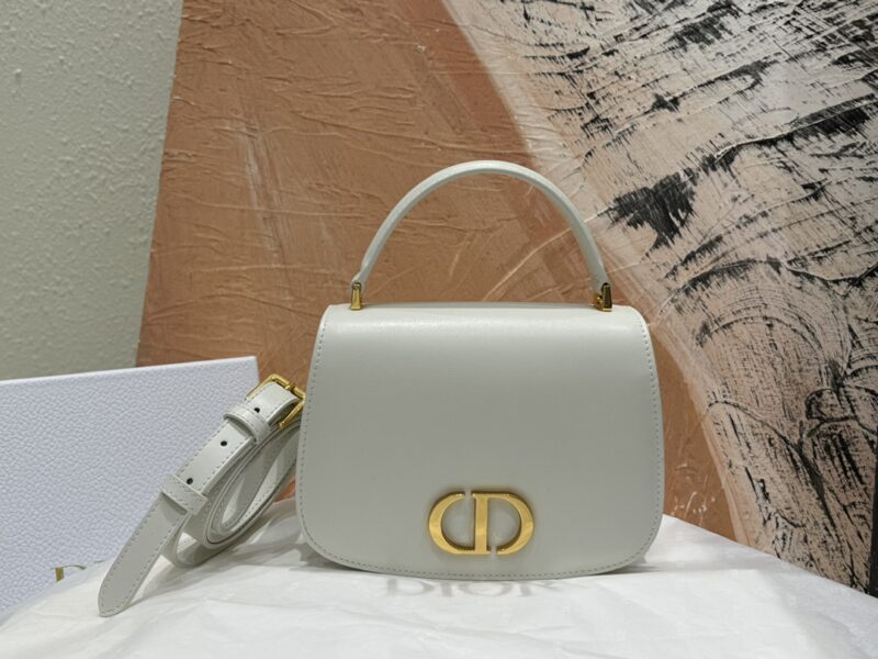 Replica Dior 30 Montaigne Avenue Top Handle White