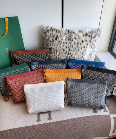 Goyard Conti Pouch — Premium Leather Pouch Dupe