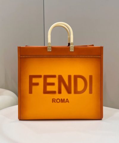 Replica Fendi Peekaboo Tote Orange