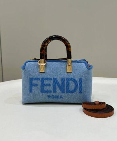 Replica Fendi By The Way Boston Blue Cotton