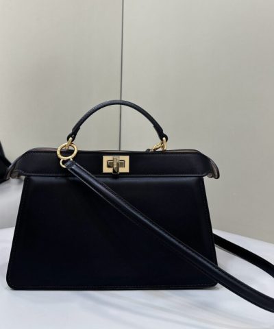 Réplica Fendi Peekaboo X Lite Preto