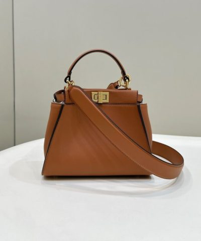 Replica Fendi Peekaboo Medium Brown