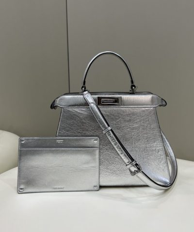 Replica Fendi Peekaboo Large Silver