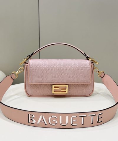 Replica Fendi Baguette Ff Pink