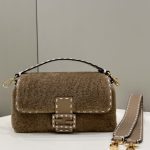 Αντίγραφο Fendi Baguette Brown Wool