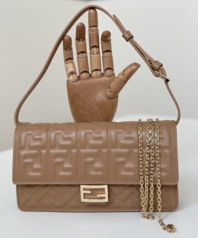 Replica Fendi Baguette Volledig Bruin