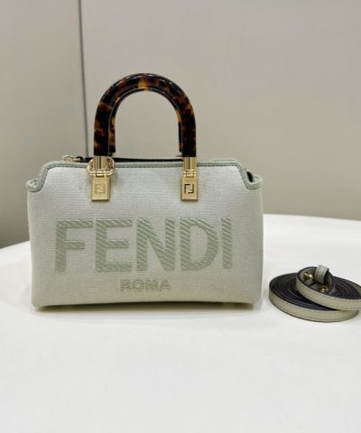 Replica Fendi By The Way Boston Beige Katoen