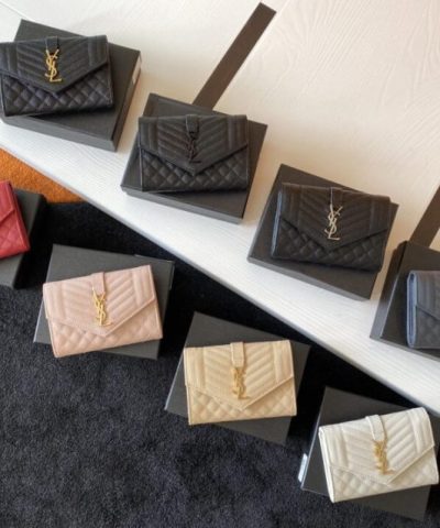 Yves Saint Laurent  Envelope Flap Wallet