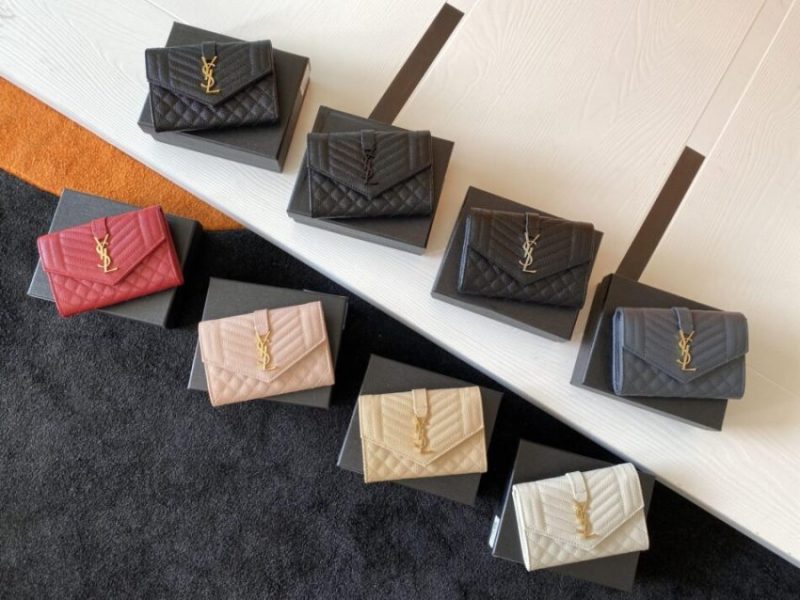 Yves Saint Laurent Envelope Flap Wallet
