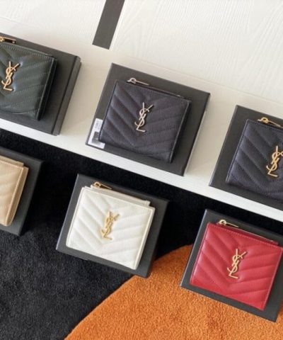 Replika portfela zapinanego na zamek Yves Saint Laurent
