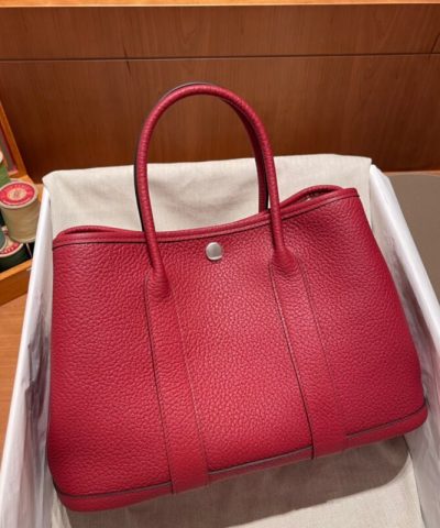 Ρεπλίκα Hermès Garden Party 30cm Rouge Casaque