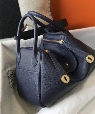 Replica Hermès Lindy Sapphire Blue