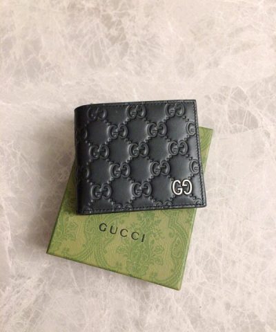 Replika portfela Gucci Marmont GG w kolorze czarnym