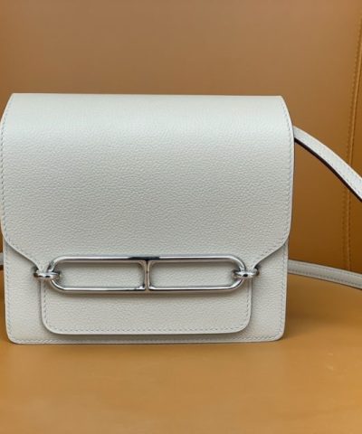 Réplica Hermès Sac Roulis Branca