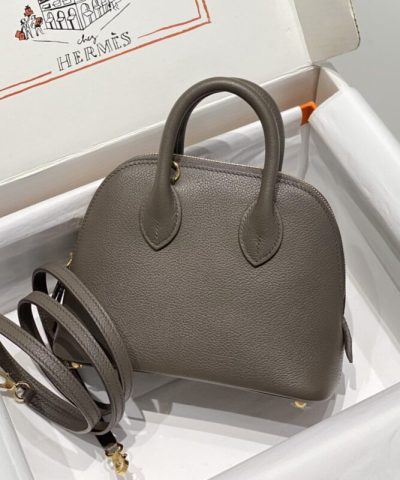Replica Hermès Mini Bolide – Tin Gray