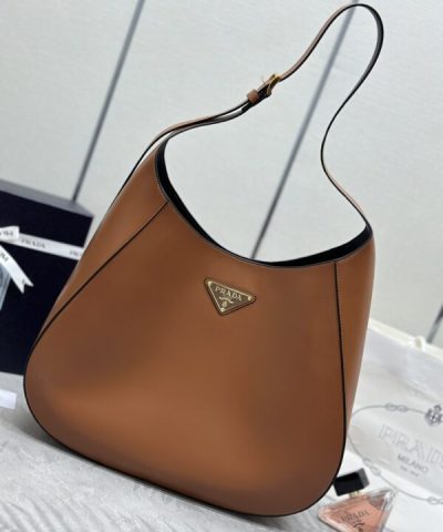 Replica Prada Cleo Large Brown Bag