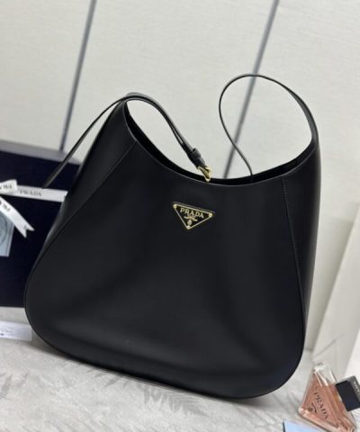 Replica Prada Cleo Large Black Bag