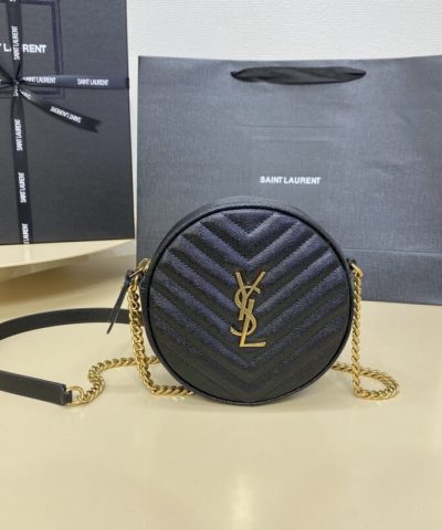 Replica YSL Vinyle Black