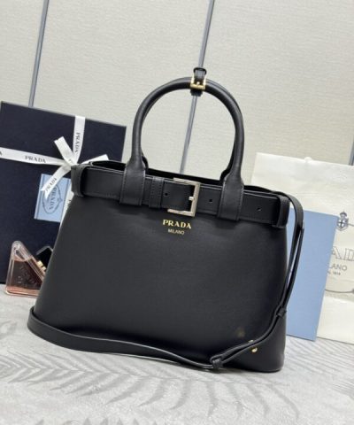 Replica Prada Black Buckle