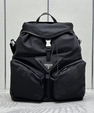 Replica Prada Re – Nylon Black Backpack