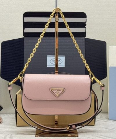 Replica Prada Mini Saffiano Pink