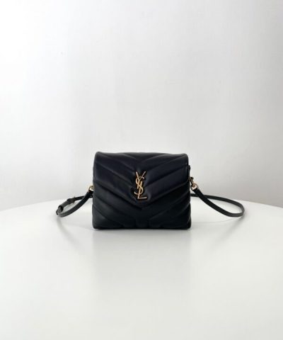 レプリカ YSL ルル ミニ ブラック