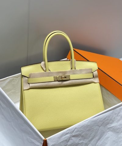 Replica Hermès Birkin gialla